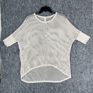 Indigenous Sweater 1 Small Womens Pullover‎ Oversized Knit Short-Sleeve Organic